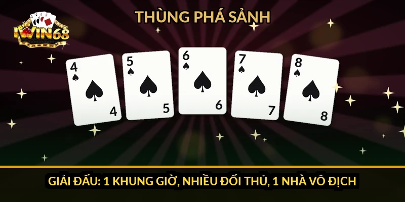 Giải đấu: 1 khung giờ, nhiều đối thủ, 1 nhà vô địch